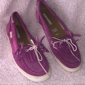 Converse Women's Boat Penny Moccasins Loafers Shoes New without box LEATHER